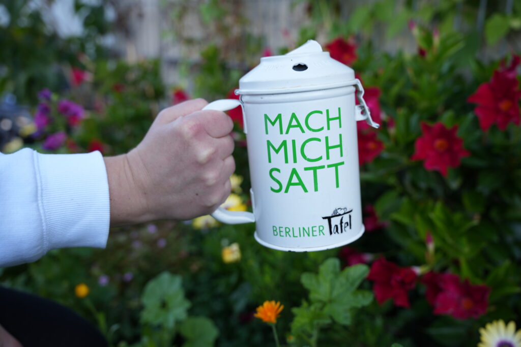 Geld Spenden an die Berliner-Tafel